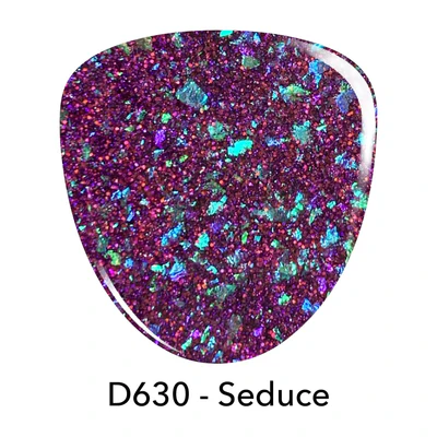 Revel Nail - Dip Powder Seduce Purple Flake 0.5 oz - #D630.5