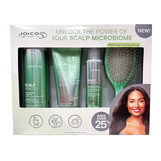 Joico - Scalp Vitality 3 Pc Set + Free Scalp Brush