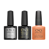 CND - Shellac Xpress5 Combo - Base, Top & Sultry Sunset (0.25 oz)