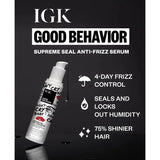 IGK - Good Behavior - Supreme Seal Anti-Frizz Serum - 1.7 Oz