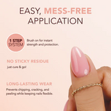 Kiara Sky - Gel Polish - Tinted Rubber Top Coat - Velvet Blush 0.5 oz - #TNT06