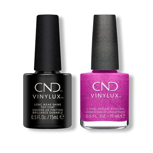 CND - Vinylux Topcoat & All The Rage 0.5 oz - #443