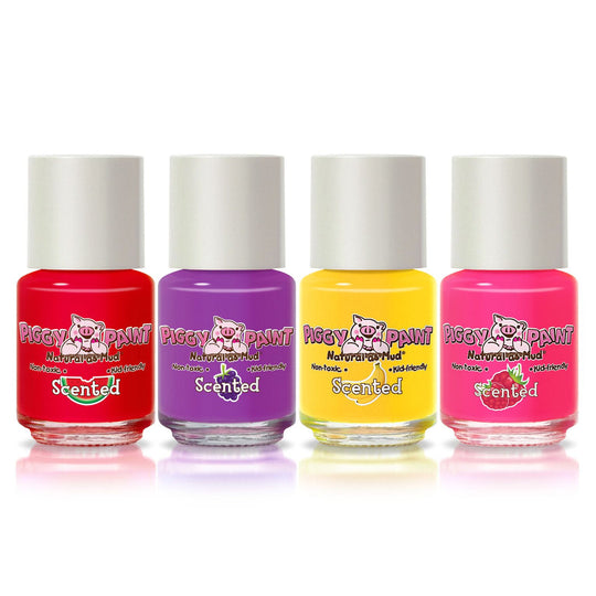Piggy Paint Nail Polish Set - Scented Silly Unicorns 4 Polish - Gift Set