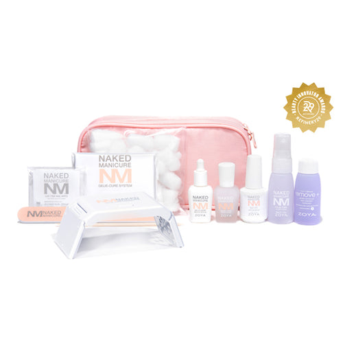 Zoya - Gelie-Cure Foundation Pro Kit - Travel LED Light - #ZTGCF01TL