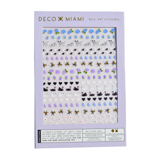 Lele Sadoughi Lele x Deco Beauty Classic Jeweled Nail Art Stickers