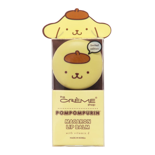 The Creme Shop X Hello Kitty - Pompompurin Holiday Macaron Lip Balm Caramel Pudding