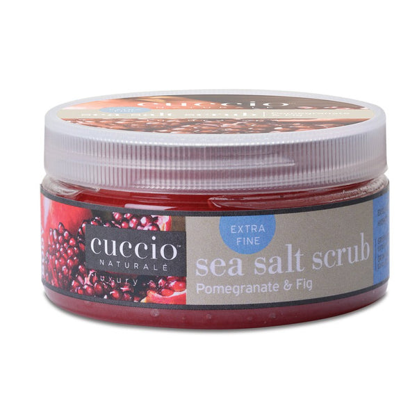 Cuccio - Extra Fine Sea Salt Scrub - Pomegranate & Fig 8 oz