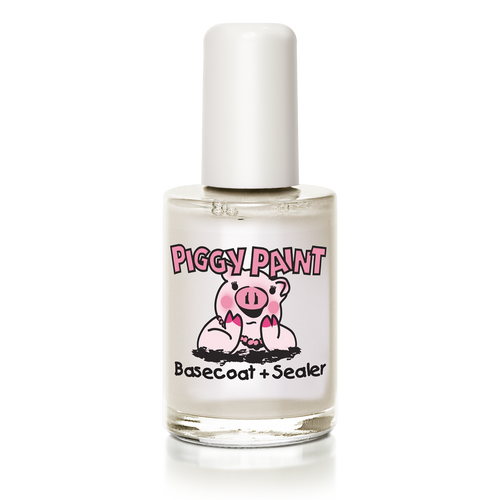 Piggy Paint Nail Polish - Basecoat + Sealer 0.5 oz