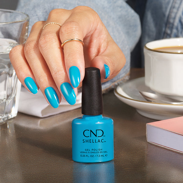 CND - Shellac Xpress5 Combo - Base, Top & Pop-Up Pool Party (0.25 oz)