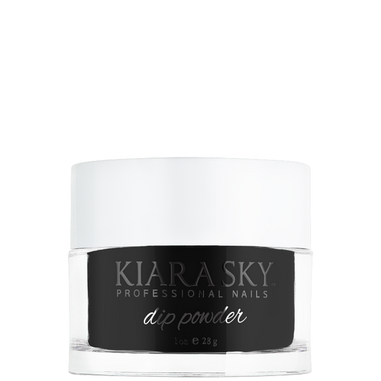 Kiara Sky Dip Powder - Black To Black 1 oz - #D435