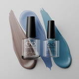 CND - Vinylux Topcoat & Frosted Seaglass 0.5 oz - #432