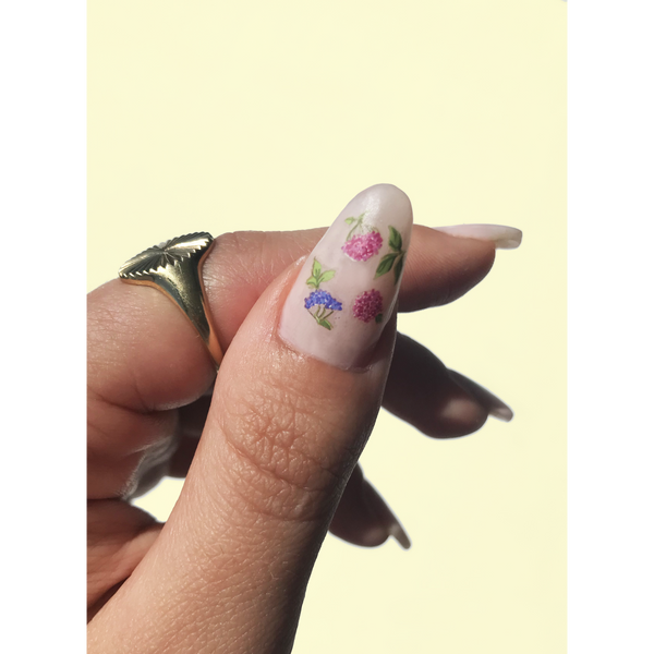 Deco Beauty Nail Art Stickers Pink Pony Sleek Nail