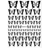 Cre8tion - Nail Art Design Sticker Butterfly #050