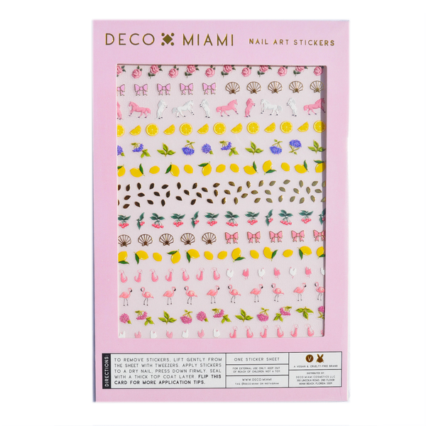 Deco Beauty - Nail Art Stickers - Pink Pony
