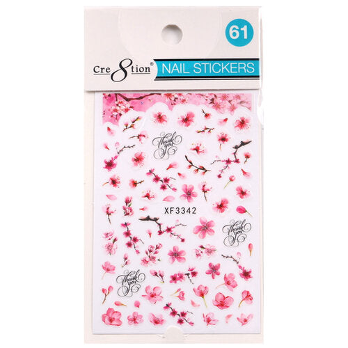 Cre8tion - Nail Art Design Sticker Flower #061