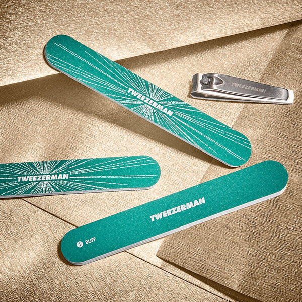 Tweezerman - Emerald Shimmer Manicure Kit - #4295R