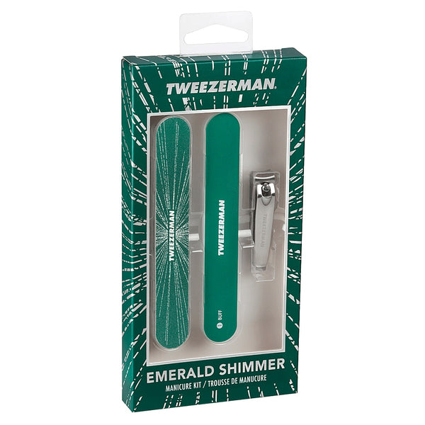 Tweezerman - Emerald Shimmer Manicure Kit - #4295R