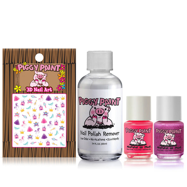 Piggy Paint Nail Polish Set - Pretty Princess Gift Set 