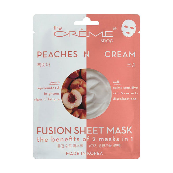 The Creme Shop - Peaches & Cream Fusion Sheet Mask