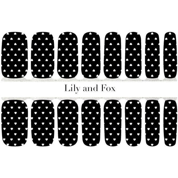 Lily And Fox - Nail Wrap - Midnight Valentine