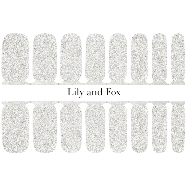 Lily and Fox - Nail Wrap - Sparkling Diamonds