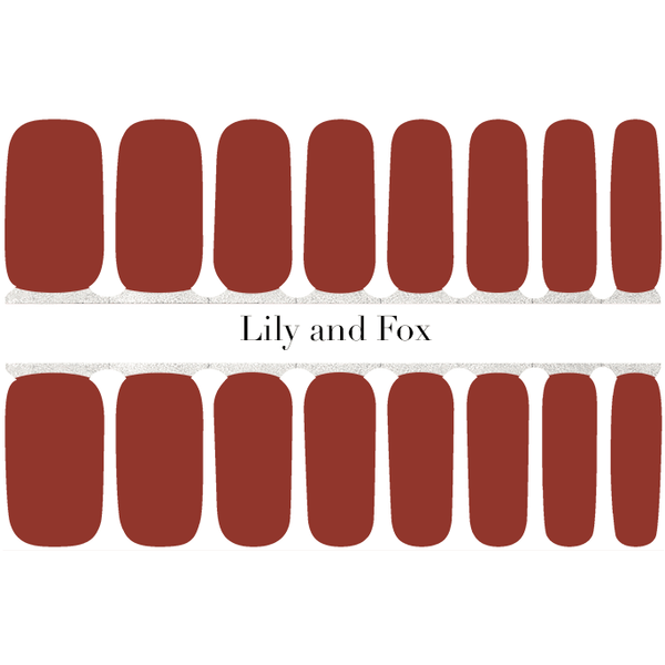Lily And Fox - Nail Wrap - Hot Chocolate