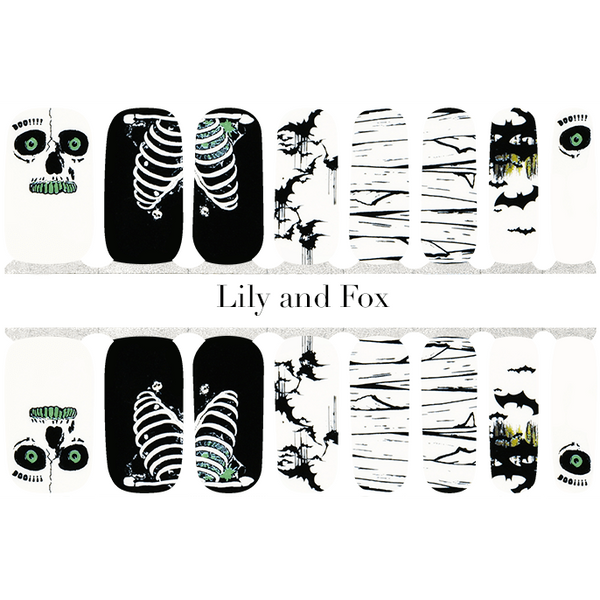 Lily And Fox - Nail Wrap - Batgirl