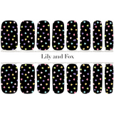 Lily and Fox - Nail Wrap - Sprinkled Hearts