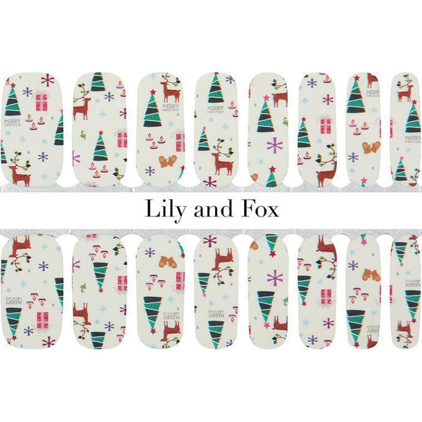Lily And Fox - Nail Wrap - Reindeer Games