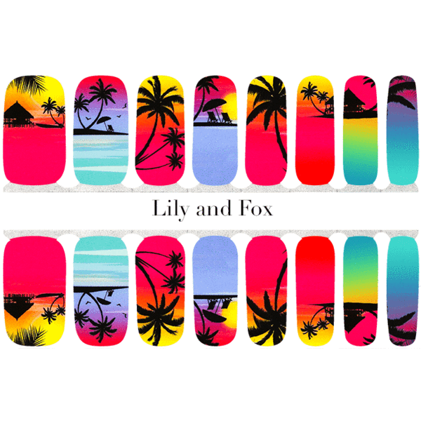 Lily and Fox - Nail Wrap - Walks On The Beach