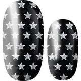 Lily and Fox - Nail Wrap - Stardust (Silver Metallic)