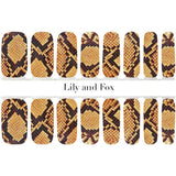 Lily And Fox - Nail Wrap - Python Print
