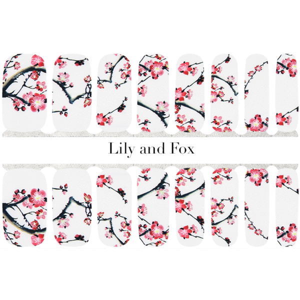 Lily and Fox - Nail Wrap - Cherry Blossom Girl