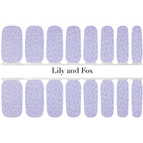 Lily and Fox - Nail Wrap - Blue Satin