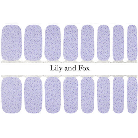 Lily and Fox - Nail Wrap - Blue Satin