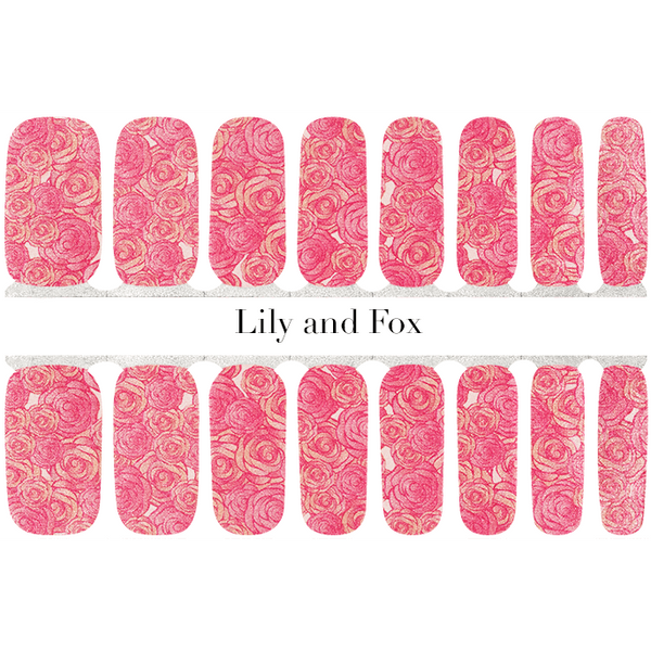 Lily and Fox - Nail Wrap - La Vie En Rose