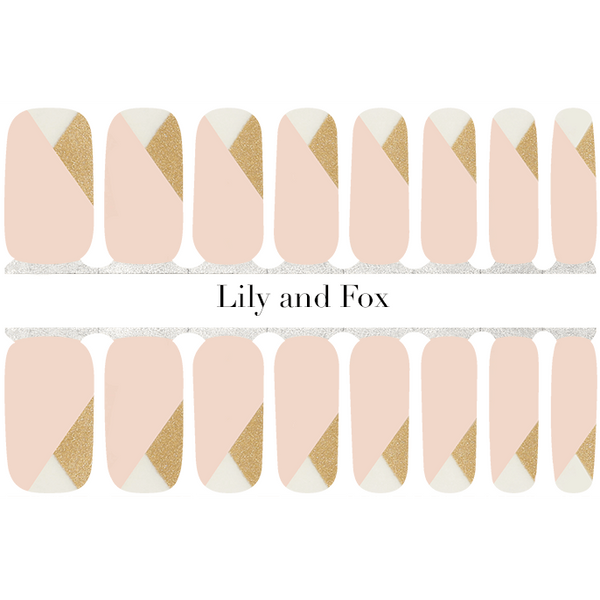 Lily And Fox - Nail Wrap - Gold Neapolitan