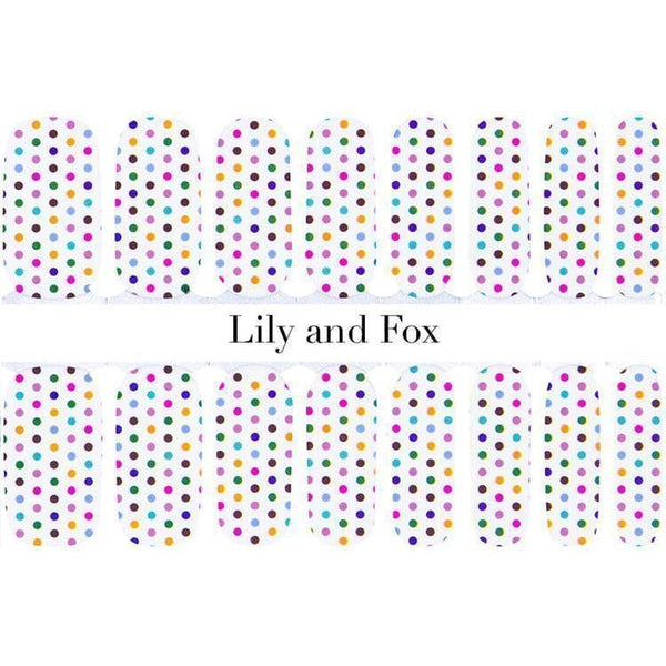 Lily And Fox - Nail Wrap - Polka Pop