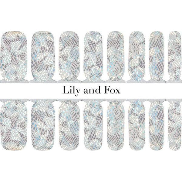 Lily and Fox - Nail Wrap - Mirror Mirror (Holo Transparent