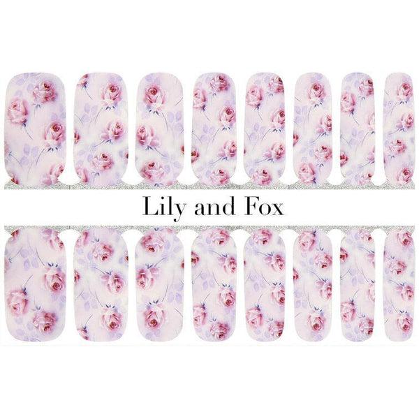 Lily and Fox - Nail Wrap - Peony Bliss