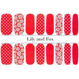Lily and Fox - Nail Wrap - Ruby Bloom