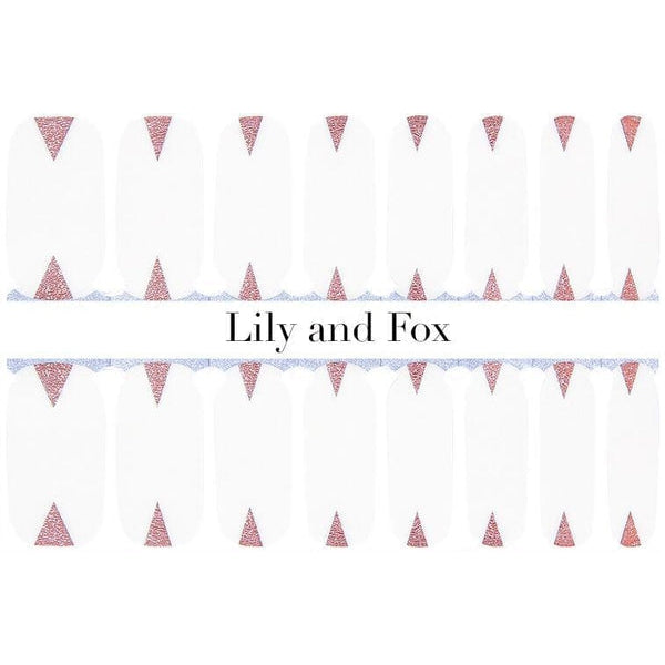 Lily and Fox - Nail Wrap - Pointedly Pink (Transparent)
