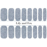 Lily and Fox - Nail Wrap - Titanium