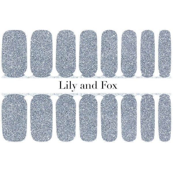 Lily and Fox - Nail Wrap - Titanium