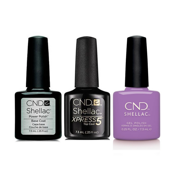 CND - Shellac Xpress5 Combo - Base, Top & Artisan Bazaar ( 0.25 oz )