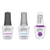Harmony Gelish Combo - Base, Top & Let's Get Frosty