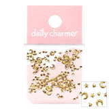 Daily Charme - Iridescent Bubble Hearts Mix - Clear AB & White