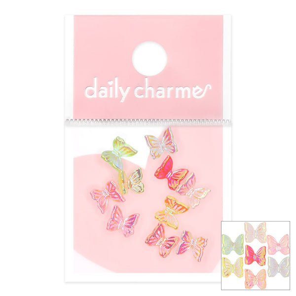 Daily Charme - Iridescent Butterfly Resin Cabochons Mix