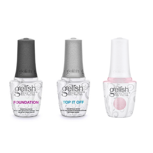 Harmony Gelish Combo - Base, Top & Feeling Fleur-ty