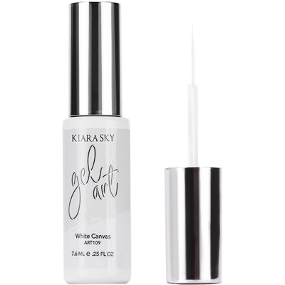 Kiara Sky - Gel Art - White Canvas